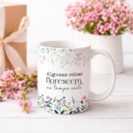 Frases Florescer - Artes Para Canecas