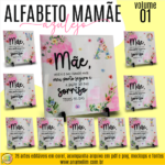 Alfabeto Mamãe - Artes Para Azulejos