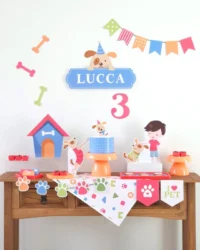 Cesta/Mesa Posta – Festa Cachorrinho Menino