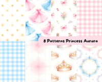 Princesa Aurora - Kit Digital - Imagem 9