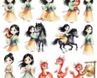 Mulan - Kit Digital - Imagem 9