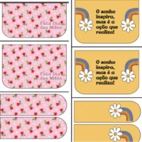 Nescessaire Luxo - Dia das Mães - Combo 10 Artes - Imagem 4