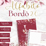 Combo Digital Alfabeto Bordô 2.0 (Letterinhas)