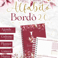 Combo Digital Alfabeto Bordô 2.0 (Letterinhas)
