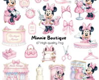 Minnie Boutique - Kit Digital