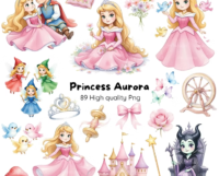 Princesa Aurora - Kit Digital