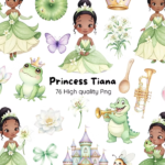 Princesa Tiana - Kit Digital