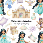 Princesa Jasmine - Kit Digital