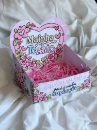 Caixa Cenário Coração – Dia das Mães