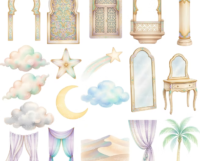 Princesa Jasmine - Kit Digital - Imagem 6