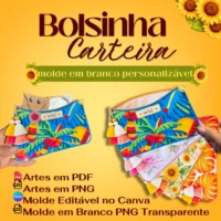 Molde Bolsinha Carteira