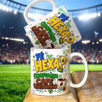 Rumo ao Hexa Copa do Mundo 2026 - Artes Para Canecas - Imagem 5