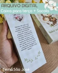 Caixa + Sacola para Terços – São José - Imagem 3