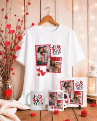 Pacote de Artes TRIO Caneca Camisa Azulejo Namorados V7 COM FOTO - Imagem 6