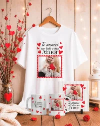 Pacote de Artes TRIO Caneca Camisa Azulejo Namorados V7 COM FOTO - Imagem 7