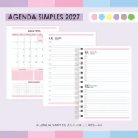 Agenda Simples 2027 – 06 Cores