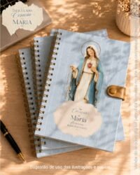 Kit Digital Ilustrações Imaculado Coração de Maria 2 (Carinas Paper) - Imagem 8