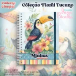 Caderno Colegial Coleção Floral Tucano