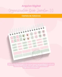Organizador Duo Jardim A5 2.0 (Branco Papel) - Imagem 2