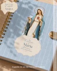 Kit Digital Ilustrações Imaculado Coração de Maria 2 (Carinas Paper) - Imagem 10