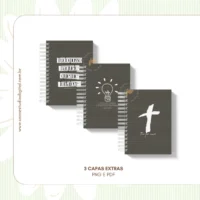 Evangélico – Caderno com versículos – Volume 1 e Volume 2 (Sara Estúdio) - Imagem 4