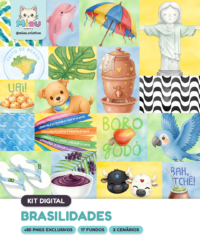 Kit Digital | Brasilidades (+50 PNGs Exclusivos)