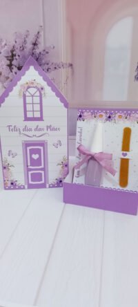 Caixinha Casinha Esmalte e Lixa - Dia das Mães - Imagem 8