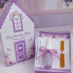 Caixinha Casinha Esmalte e Lixa - Dia das Mães
