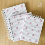 Devocional Evangélico + Caderno de oração + Anotações com versículos no rodapé (Sara Estúdio)