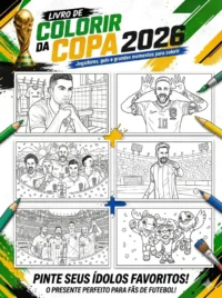 Arquivo Livro de Colorir da Copa 2026 - Imagem 3