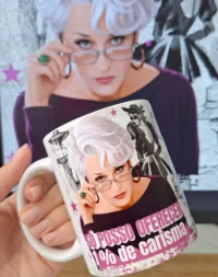 Só posso oferecer 1% de carisma – Filme O Diabo Veste Prada – Arte Avulsa Caneca