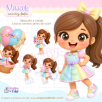 Mascote Candy Fofa