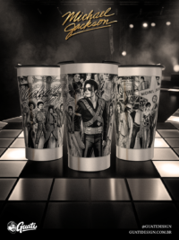 Artes Para Canecas Michael Forever | Gravação a Laser - Imagem 2