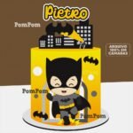 Topo de Bolo Batman