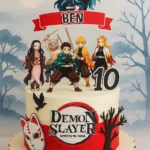 Topo de Bolo Demon Slayer