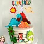 Topo de Bolo Dino Baby