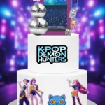 Topo de Bolo Guerreiras do K-Pop