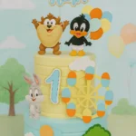 Topo de Bolo Looney Tunes
