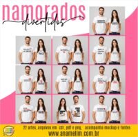 Camisas Namorados Divertidos