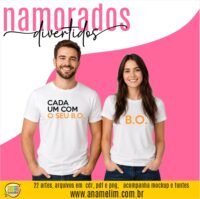 Camisas Namorados Divertidos - Imagem 2