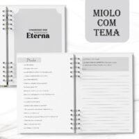 Arquivo Caderno Congresso 2026 Felicidade Eterna MASCULINO COM TEMA (Bicho Papel)