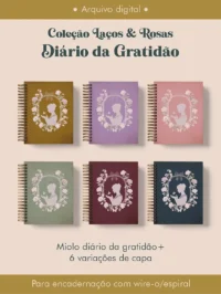 Diário da Gratidão Coleção Laços & Rosas Wire-o (Perfeito Miolo)