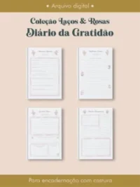 Diário da Gratidão Coleção Laços & Rosas Costura (Perfeito Miolo) - Imagem 2