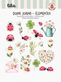 Dona Joana - Combo Ilustrações e Papéis (Tita) - Imagem 7