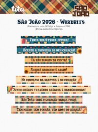 São João 2026 - Combo Ilustrações e Papéis + BRINDE (copa junina) - Tita - Imagem 5