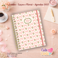 Combo – Agendas 2027 – A5 – Laços e Flores - Imagem 7