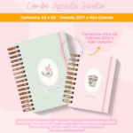 Combo Agenda Jardim 2027 (Branco Papel)