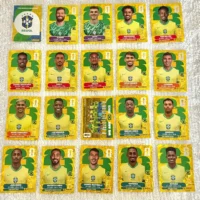 Figurinhas Brasil Gold Crumple Dourada - Imagem 2