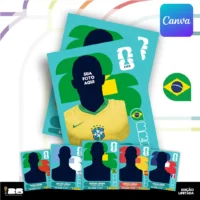Figurinhas Copa do Mundo 2026 (Editável no Canva) - Imagem 4