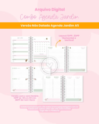 Combo Agenda Jardim 2027 (Branco Papel) - Imagem 4